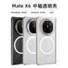 Adecuado para Huawei MateX6 Eje Medio Succión Magnética Plegable Transparente MateX5 Edición Coleccionista Funda para Teléfono x3 pz Cáscara Dura a Prueba de Caídas