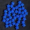 Bola de prego de língua de estrela de cor sólida acrílico estrela de cinco pontas bola de substituição de prego de língua estrela de cinco pontas multicor transfronteiriça quente atacado joia de perfuração