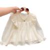 Camisa Estilo Babydoll Dulce Ningli Otoño 2025, Tops Elegantes de Manga Larga para Niñas, Camisas para Niños, Camisas de Moda