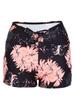 Traje de Baño Separado para Mujer Nuevo de Amazon Europeo y Americano Cintura Alta Cubre Vientre Secado Rápido Estampado Multicolor Versátil Bóxer para Mujer
