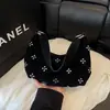 Bolsa de Ombro Grande de Veludo Retro Nova de Alta Qualidade, Bolsa de Axila, Bolsa Tote Casual Versátil para o Dia a Dia