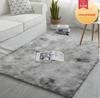 Tapete Gradiente Tingimento Tie-dye Nórdico Transfronteiriço para Quarto Sala de Estar Mesa de Centro Tapete de Pelo Longo Janela de Canto Cabeceira Varanda Tapete