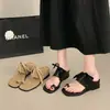 Sapatos Casuais Slip-On com Cadarço de Novo Estilo, Sandálias Plataforma, Slip-Ons Casuais de Verão, Slip-Ons Femininos com Aumento de Altura Oculto, Bico Quadrado, Design de Nicho