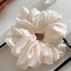 Nueva banda para el cabello con diseño de intestino grueso similar a la seda, diadema transfronteriza europea y americana, tocado de satén avanzado de Amazon, banda de goma con flores, accesorios para el cabello