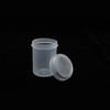 Botella de 20g PP Botella Dispensadora de Crema Facial Tarro de Crema Caja de Almacenamiento para Cosméticos con Tapa Caja de Almacenamiento de Plástico Transparente Engrosado Escritorio