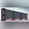 Puerta Deslizante Segmentada Inteligente de Aleación de Aluminio, Portón Eléctrico sin Riel, Puerta Deslizante Escolar, Puerta Segmentada de Fábrica, Automática