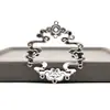 60792 Cobre Estilo Chino Nuevo Estilo Antiguo Joyería DIY Hecho a Mano Gota de Aceite Madreperla Tocado Corona de Pelo Material Accesorios 40*42mm