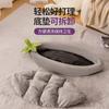 Caseta para Perros y Gatos para Todas las Estaciones, Alfombrilla Desmontable y Lavable para Perros, Cama para Perros Grande, Mediana y Pequeña, Suministros para Mascotas Cálidos de Invierno