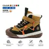 Botas de nieve para niños Gioop, engrosadas y acolchadas para abrigar en el invierno del noreste, zapatos de algodón para exteriores para niños, resistentes a la nieve, al desgaste y antideslizantes