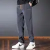 Calça Casual de Veludo Cotelê Masculina Transfronteiriça Outono e Inverno Nova Reta Solta Longa com Forro de Veludo Calça de Moletom de Veludo Cotelê Esportiva