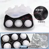 Molde de silicona creativo para hielo en forma de bola redonda de 6 rejillas, de grado alimenticio, de 50 ml, disponible en stock.