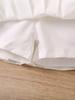 Ropa infantil transfronteriza europea y americana para niñas, top sin mangas de algodón de cuello redondo con lazo, jersey, culottes elásticos de color sólido, conjunto de dos piezas