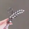Presilha Torcida Exquisita de Flor de Lírio do Vale e Orquídea com Franja para Cabelo de Adulto Feminino, Disco para Parte de Trás da Cabeça, Acessório de Cabelo Elegante Antigo para Cheongsam