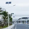 Atacado de fábrica em estoque lâmpada de rua solar lâmpada integrada solar para exterior jardim lâmpada de rua residencial iluminação de estrada
