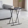 Mesa Plegable Pequeña para Uso Doméstico, Mesa Portátil para Laptop para Apartamentos Pequeños, Mesita de Noche Minimalista Moderna
