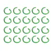 Anéis Abertos de Alumínio Coloridos Anéis de Conexão Anéis Simples Acessórios para Joias DIY Pulseira Colar Materiais para Anéis de Conexão Artesanais
