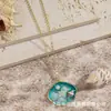 Moda Femenina Elementos Marinos Transfronterizos Perla de Imitación Pegamento Artesanal Forma de Concha de Vieira Estrella de Mar Concha Collar con Colgante