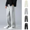 2026 Marca Casual de Moda Versátil Pantalones de Chándal Pantalones Deportivos de Pierna Recta para Hombre Nuevo Estilo High Street Americano de Primavera y Otoño Corte Holgado para Hombres de Tallas Grandes