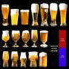 Fábrica direta de grande capacidade fabricada copo de cerveja engrossado copo de chope suco copo de bebida conjunto atacado impressão de logotipo