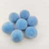 En stock bola de lana kaisimi 2cm redonda bola de mirto cera bola de pelo diy accesorios para el cabello de niños accesorios de ropa para niños bola de pelo