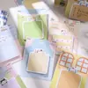 Notas Adhesivas de Gato de Dibujos Animados para Estudiantes, Notas de Mensajes, Pegatinas para Notas, Notas Adhesivas con Forma Linda y Estéticamente Agradable, Notas Adhesivas Reutilizables