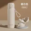 Fuguang BJ1805-500 Taza con Aislamiento al Vacío Vaso de Agua Portátil Acero Inoxidable 304 LOGO Impreso Tapa Abatible