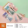 Tijeras de oficina al por mayor en stock, tijeras para cortar papel DIY para estudiantes, tijeras de acero inoxidable para cocina doméstica, tijeras para manualidades infantiles