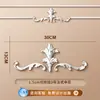 Tira de Borda para Parede de Fundo de TV com Flor de Canto Francês em Linha de PU Imitação de Gesso Tira Decorativa Teto Estilo Europeu Americano