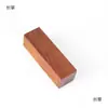Madera de Palo de Rosa Rojo material Micro-cóncavo Palo de Rosa Amarillo Material de Cuenta Sello Calabaza Material de artículo portátil jugable Piezas Pequeñas de Palo de Rosa Material de Tallado