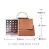 Bolso de Piel Suave para Mujer 2026 Nueva Moda Bolso de Hombro Cruzado Gran Capacidad Versátil Bolso Tote Debajo del Brazo Bolso de Piel Genuina para Mujer