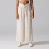 Nuevos Pantalones de Pierna Ancha Sueltos de Verano, Versátiles Transpirables para Exteriores de Cintura Alta, Pantalones Casuales de Moda con Cordón Adelgazantes