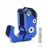 Acessórios de Modificação para Motocicleta Gancho Espessado de Liga de Alumínio CNC Gancho para Capacete Gancho Dobrável para Scooter Moped