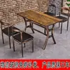 Mesas Retro Comerciales para Restaurantes, Restaurantes de Postres y Snacks, Restaurantes de Barbacoa, Restaurantes de Té de Leche y Hot Pot, Juegos de Mesas y Sillas para Comedor de Comida Rápida
