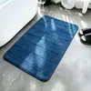 Tapete de chão de fleece de coral liso transfronteiriço para banheiro de casa, entrada, antiderrapante, espessado, absorvente de água, secagem rápida para outono e inverno