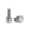 Tornillo de combinación hexagonal exterior de acero inoxidable 304 M5M6M8M10M12 Perno de combinación hexagonal con almohadilla