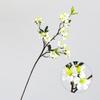 Flor de Seda Flor Artificial Galhos de Flor de Pera Branca Decorações para Casa Interior Moderno Nórdico Arranjo de Flores para Janela Ornamentos de Flores Secas