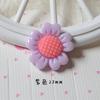 Accesorios para el cabello de niños material cuerda para el cabello hecha a mano accesorios resina girasol venta directa de fábrica grande