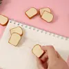 Borradores creativos con forma de tostada para estudiantes de primaria, de bajo residuo, que no dejan rastro, premios de jardín de infantes, papelería al por mayor