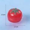 Simulação de micropaisagem frutas germinando grãos bayberry pêssego tomate decorações faça você mesmo bolsa cega acessórios desktop pequenos ornamentos