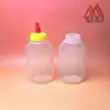 Garrafa Reta 250mlpp Boca Larga 38 Dentes Garrafa de Ketchup Pote para Temperos Vedado Pote à Prova de Umidade Caixa de Temperos Doméstica para Cozinha