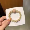 Diadema 2023 nueva diadema para niñas coleta alta liga para el pelo accesorio para el pelo de mujer alta elasticidad duradero cuerda para el pelo cubierta de cuero