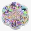 3000 Color Mágico Semicírculo Multitamaño Fondo Plano Perla Artificial Accesorios Color AB Accesorios para el Cabello Ropa DIY Pegar Caja de Diamantes