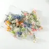 Simulación Flor de Pensamiento de Cinco Pétalos Cabeza Tres Colores Decoración de Boda DIY Material de Flor Hecha a Mano Arreglo de Pared de Flores Accesorios de Flores Artificiales