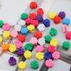 Color caramelo mini flor infantil clip de agarre pequeño pasador de color pinza tamaño pequeño clip para flequillo de princesa accesorios para el cabello