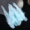 Cor direta de fábrica pena pena pena brinquedo para animais de estimação DIY joias apanhador de sonhos acessórios para cocar 6-8 penas brancas pontiagudas