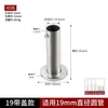 Flange Espessada de Aço Inoxidável Base Redonda para Fixação de Acessórios de Varão de Cabide de Guarda-Roupa, Base Extra Espessa para Varão de Secar Roupas