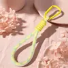 Bolsa para Archivos con Cordón de Malla Dopamina Bloques de Color Estuche para Lápices con Llavero Resistente Anti-Pérdida para Exteriores