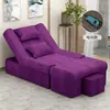 Sofá eléctrico para pedicura, bañera de pies, lavapiés, sofá para manicura, silla, masajeador de pies, reclinable para pestañas, centro de baño, cama de masaje para pedicura