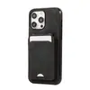 Funda con Tarjetero Plegable para Apple 17 Promax, Funda Trasera para Teléfono con Ranura para Tarjetas 16E/15/14