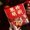 Envelopes Vermelhos de Tecido para Ano Novo, Carteiras, Pacotes de Presente de Aniversário para Crianças, Sacolas de Dinheiro da Sorte, Itens Festivos no Atacado